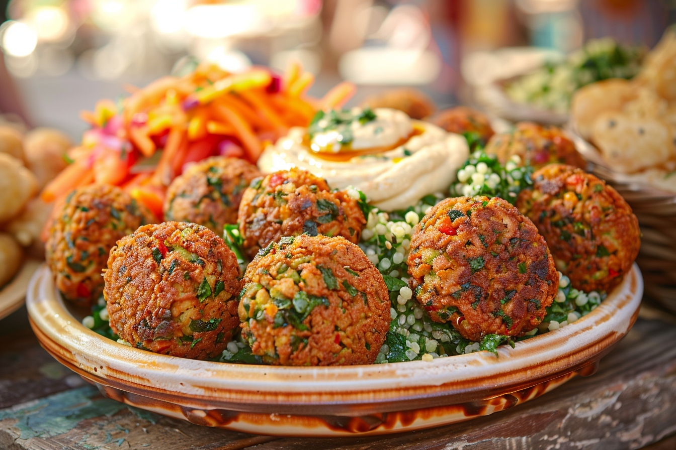 La Touche Finale : Présentation et Service des Falafels